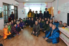 포토에세이(상세) - 송학면 입석1리경로당 새해인사 - 열린시장실