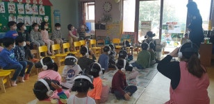 신창 성이시돌 어린이집 찾아가는 교통안전교실 교육 - 자치경찰단 신창 성이시돌 어린이집 찾아가는 교통안전교실 교육 | 제주특별자치도청