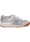  SPIN OFF WHITE/PLATINUM LEATHER SNEAKER 370039 [베이비샤워]