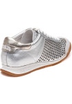  SPIN OFF WHITE/PLATINUM LEATHER SNEAKER 370039 [베이비샤워]