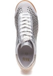  SPIN OFF WHITE/PLATINUM LEATHER SNEAKER 370039 [베이비샤워]