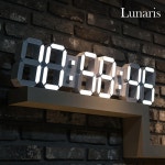 지성아이엔씨 루나리스 GPS 3D LED벽시계 90cm 화이트 대형 : 조이젠 지성아이엔씨 루나리스 GPS 3D LED벽시계 90cm 화이트 대형