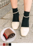 Melange knit socks_H (size : one) - 샵계부