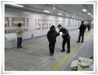 전국공무원노동조합 동춘역에서 진행한 여론선전전