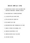 전국공무원노동조합 2011년 10대 뉴스 선정