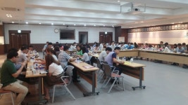 전국공무원노동조합 오곡연잎밥 중식  성과급 투쟁 전략 설명회 개최