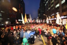 전국공무원노동조합 영하의 서울 도심을 달군, 3주째 한미FTA 반대집회