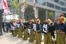 전국공무원노동조합 죽음으로 내모는 살인적 AI 방역 동원 중단하라!