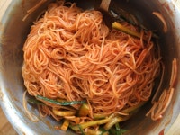 	비빔국수...고향의 맛... - 킥오프 비빔국수...고향의 맛...