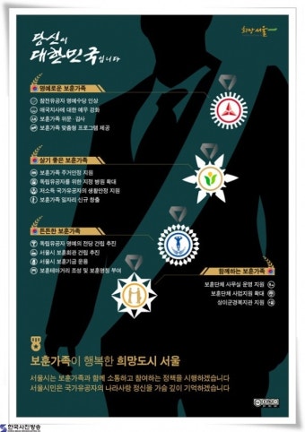서울시, 서울시내 12만 보훈가족 대우․예우 강화
