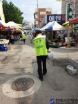 평택시 안중 전통시장 지속적 방역 활동