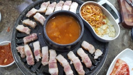 엉터리생고기중동현대점삼겹살무한리필후기