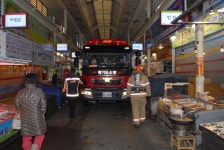 경인투데이뉴스 고양소방서, 원당시장 통로확보 훈련 실시