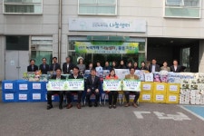  수원시 권선구 녹색가게, 관내 대형유통업체와  물품기증식 개최