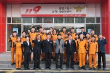 경기도의회 오구환, 김성태 위원장, 광명소방서 방문