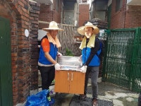 더불어민주당 경기도당 각지역위원회,시흥시 신천동 일대 수해복구작업 지원활동