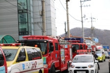  군포소방서, 당정동 공장밀집지역 소방통로확보 훈련