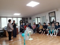  수원시 영통구 영통1동, 관내 경로당 격려 방문