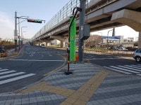 수원시 권선구, 횡단보도 앞 그늘막 덮개 설치