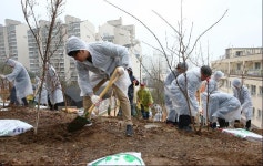  인천시 남구, 승학산 도시농업농장에서 식목행사 개최