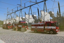 군포소방서, 송정전력구 현장대응훈련 실시