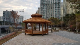 경인투데이뉴스 김포시, ‘청송마을 금빛정원’ 내 운동시설물 및 정자 설치