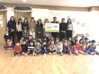 안산시 일동 안산대학교 부설 석학어린이집 후원금 전달