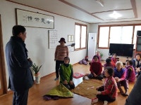  상주시 모동면, 면장 관내 24개 경로당 방문 