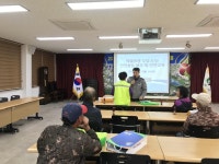  경산시 와촌면, 재활용품 수집 노인·장애인 안전물품 전달 및 안전교육 실시