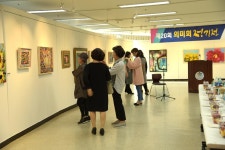 의왕여성회관 갤러리, 제20회 의미회 정기전, 아름다운 서양화 작품 70여점 전시