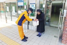 경인투데이뉴스 안산소방서, 익명의 남성이 놓고 간 마스크 사회복지시설 전달