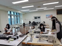 경인투데이뉴스 시흥시 군자디지털과학고, 디지털섬유과 학생들 코로나19 면마스크 제작나서