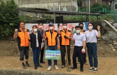 경인투데이뉴스 안산시 반월동, 힐링~코스모스 화단 조성 