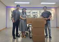 (주) 다음컴퍼니(심재권 대표) 안산아름다운사람끼리봉사단( 나혜원 단장)에게 후원 물품 450개(건강기능식품 3,700만 원 상당)를 기탁... 