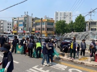 구월4동, 복개천 공영주차장 일원 합동 환경정비 실시:경인투데이뉴스 ≪경인투데이뉴스≫ 구월4동, 복개천 공영주차장 일원 합동 환경정비 실시