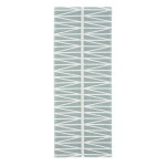 프리미엄 인테리어_르위켄 [르위켄] 브리타스웨덴 플라스틱 러그 Plastic Rug 70x200cm Helmi Turquoise (거실러그)