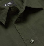  17 F/W A.P.C 아페쎄 Soldier 솔져 코튼 포플린 셔츠 루플랫  