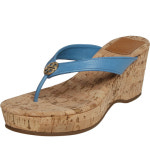 토리 버치 SUZY 웨지 통슬리퍼 12148385 WEDGE BLUE [TOS153] - 사는 게 즐겁다! 롯데닷컴