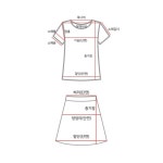 엄마옷 마담4060 - 무무배색끝단상하의세트-SET2507002-