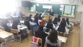 MBC아카데미뷰티스쿨 - [특강] 대현중학교 직업인 멘토특강 현장~*