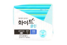 [메가마트] 화이트 클린 울트라 슬림 날개 대형 17p상품상세_동원몰