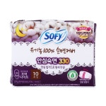 [메가마트] 쏘피 유기농 순면 오버나이트 10p_간편보기_동원몰