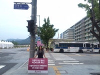 정치 - 환수복지당, 삼봉로앞 철야시위 34일째