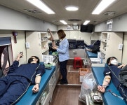 해양경찰교육원, 생명 나눔 실천 단체 헌혈 동참:내외신문 ≪내외신문≫ 해양경찰교육원, 생명 나눔 실천 단체 헌혈 동참