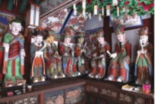 나주 다보사 명부전 목조지장보살 삼존상・시왕상 일괄 - 문화관광 나주 다보사 명부전 목조지장보살 삼존상・시왕상 일괄