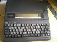 ダイレクト ヤフオク! シャープ カラー液晶ワープロ 書院 WD-M3... - 整備済 パーツ