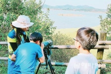 창선초, 우포늪 생태체험 실시 - 남해시대 창선초, 우포늪 생태체험 실시