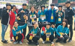 장애종합복지관 금·은·동메달 목에 걸어 - 남해시대 장애종합복지관 금·은·동메달 목에 걸어