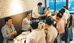 재부남해읍향우회 집행부간담회 개최 - 남해시대 재부남해읍향우회 집행부간담회 개최