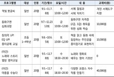 남해도서관, 평생학습 프로그램 수강생 모집 - 남해시대 남해도서관, 평생학습 프로그램 수강생 모집